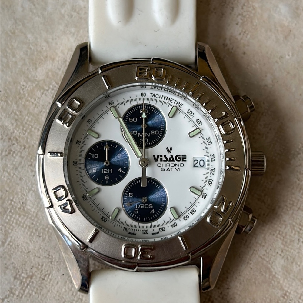 Visage white watch